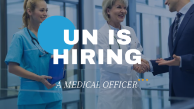 The United Nations is on the lookout for a dynamic MEDICAL OFFICER to join their team. Don't hesitate, apply now to be considered for this position