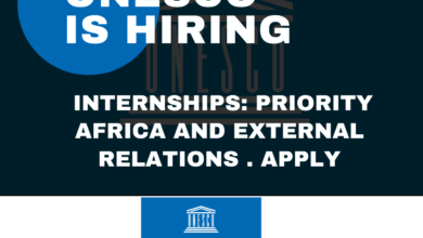 UNESCO is hiring for INTERNSHIPS: PRIORITY AFRICA AND EXTERNAL RELATIONS . APPLY