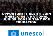 Opportunity Alert: Join UNESCO as a National Junior Consultant for Education!